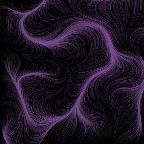 Colorful flowing line art made with a flow field