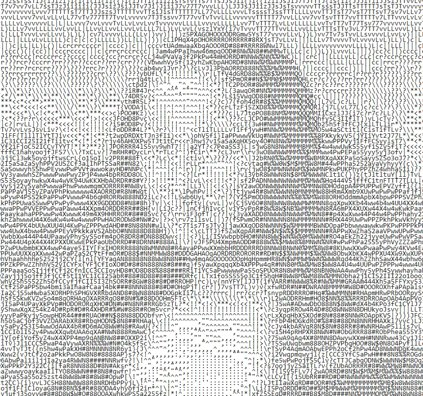Ascii art generator